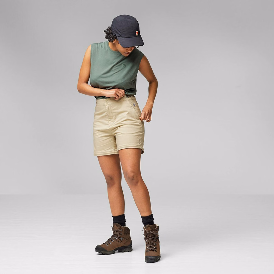 Womens Abisko Hike Zip Off Trousers Short Leg